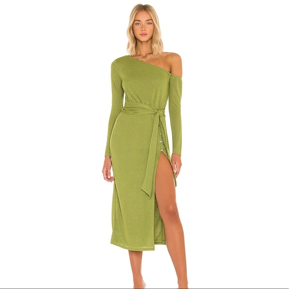 Lovers + Friends Dresses & Skirts - Lovers and Friends Kayla Midi Dress in Green